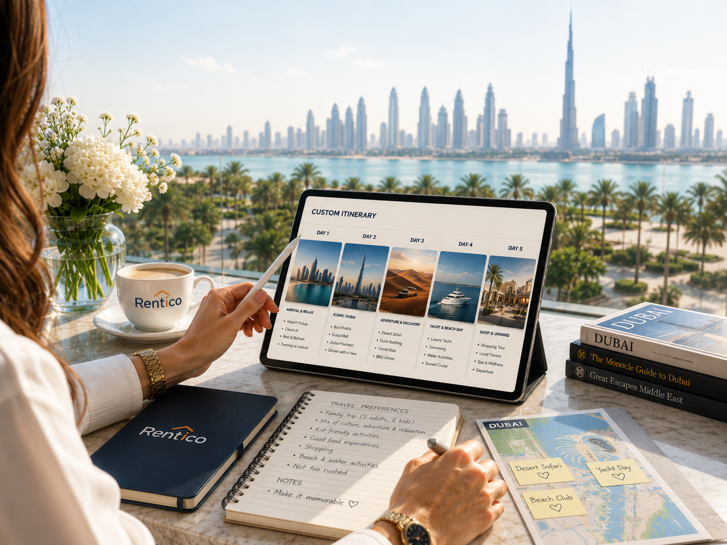 Custom itineraries